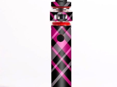 Pink And Black Plaid Smok Pen 22 Light Edition Skin For Discount