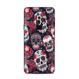 Sugar Skulls Red Black Dia De Los Samsung Galaxy S9 Plus Skin Hot on Sale