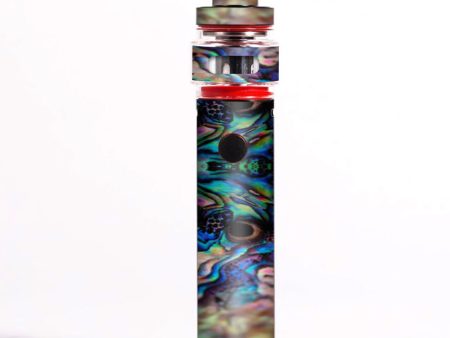 Abalone Blue Black Shell Design Smok Pen 22 Light Edition Skin Cheap