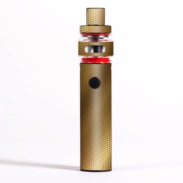 Gold Pattern Shiney Smok Pen 22 Light Edition Skin on Sale