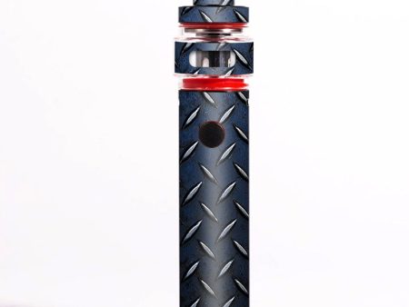 Diamond Plate Aged Steel Smok Pen 22 Light Edition Skin For Sale