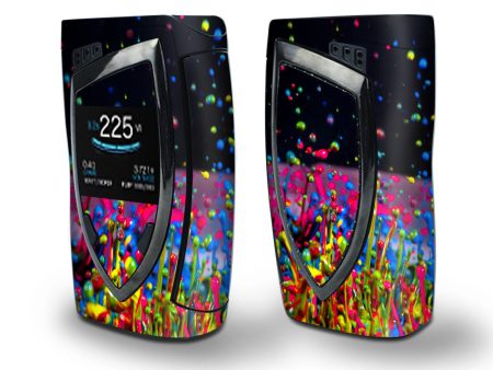 Skin Decal Vinyl Wrap for Smok Devilkin Kit 225w Vape (includes TFV12 Prince Tank Skins) skins cover  Splash Colorful Paint For Sale