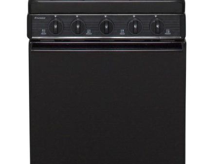 20 in. Freestanding Battery-Generated Spark Ignition Gas Range in Black Online Hot Sale