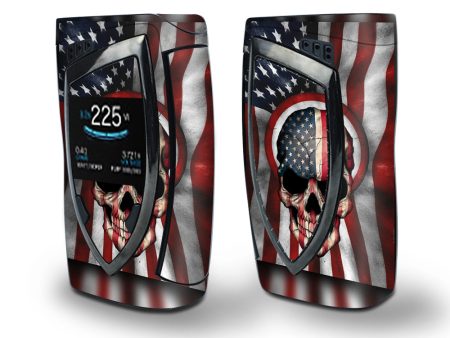 Skin Decal Vinyl Wrap for Smok Devilkin Kit 225w (includes TFV12 Prince Tank Skins) Vape Skins Stickers Cover   America Skull Military USA Murica on Sale