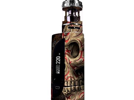 Wicked Evil Tribal Skull Tattoo eLeaf IKONN 220 Skin Fashion