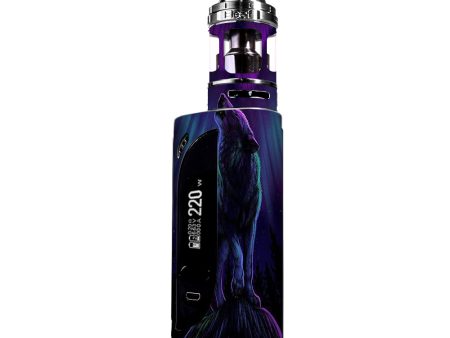 Wolf In Glowing Purple Background eLeaf IKONN 220 Skin Online