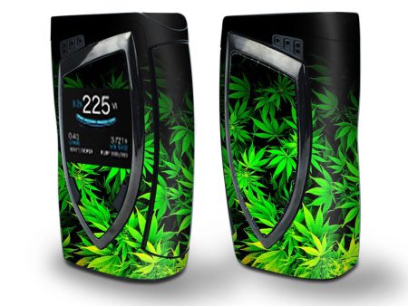 Skin Decal Vinyl Wrap for Smok Devilkin Kit 225w Vape (includes TFV12 Prince Tank Skins) skins cover  weed gonja Hot on Sale