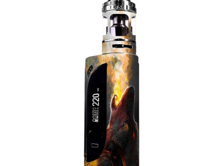 Wolf Howling At Moon eLeaf IKONN 220 Skin Cheap