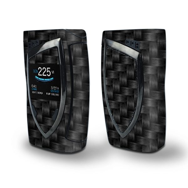 Skin Decal Vinyl Wrap for Smok Devilkin Kit 225w (includes TFV12 Prince Tank Skins) Vape Skins Stickers Cover   Black Grey Carbon Fiber Weave Online now