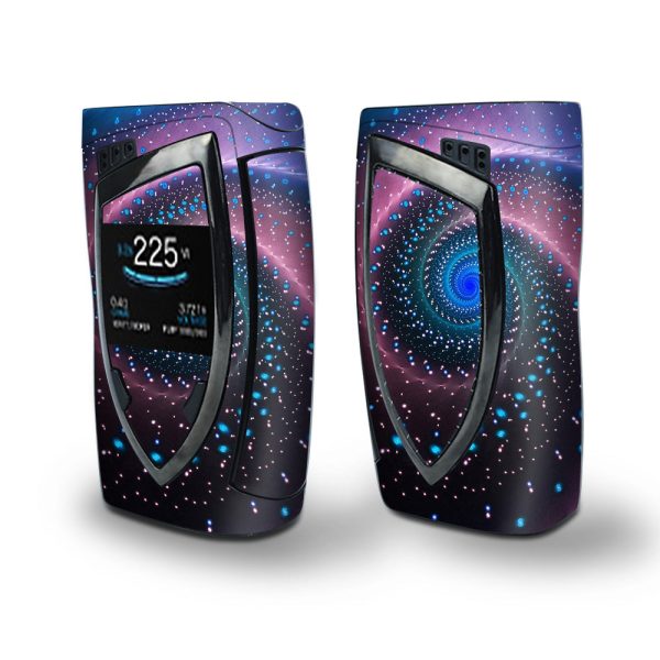 Skin Decal Vinyl Wrap for Smok Devilkin Kit 225w Vape (includes TFV12 Prince Tank Skins) skins cover  Vortex in full color Online now