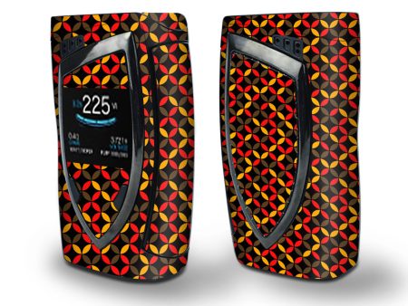 Skin Decal Vinyl Wrap for Smok Devilkin Kit 225w Vape (includes TFV12 Prince Tank Skins) skins cover  Weave Abstract Pattern For Discount