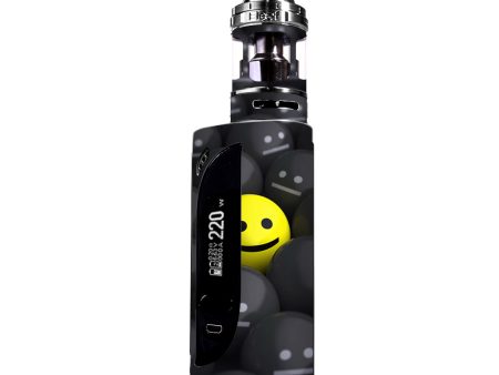 1 Yellow Happy Emoji With Sad eLeaf IKONN 220 Skin For Discount