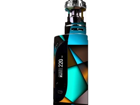 Awesome Blue Gold Pattern eLeaf IKONN 220 Skin Online Sale