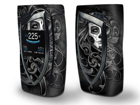 Skin Decal Vinyl Wrap for Smok Devilkin Kit 225w Vape (includes TFV12 Prince Tank Skins) skins cover  Sugar Skull Girl Hot on Sale