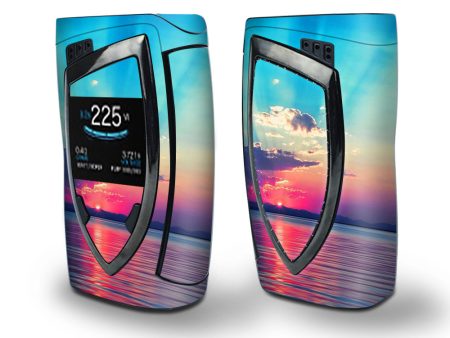 Skin Decal Vinyl Wrap for Smok Devilkin Kit 225w Vape (includes TFV12 Prince Tank Skins) skins cover  Summertime Sun Rays Sunset For Sale