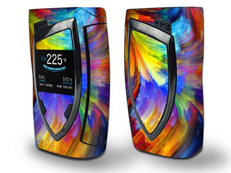 Skin Decal Vinyl Wrap for Smok Devilkin Kit 225w Vape (includes TFV12 Prince Tank Skins) skins cover  Watercolor Paint Online Sale