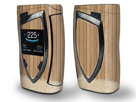 Skin Decal Vinyl Wrap for Smok Devilkin Kit 225w Vape (includes TFV12 Prince Tank Skins) skins cover  Wood Floor2 Supply