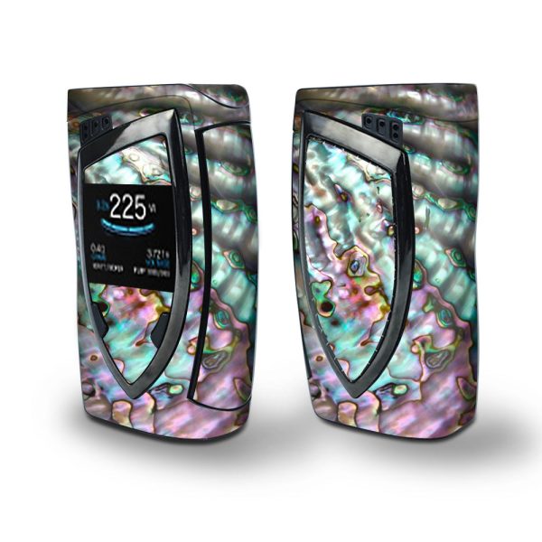 Skin Decal Vinyl Wrap for Smok Devilkin Kit 225w (includes TFV12 Prince Tank Skins) Vape Skins Stickers Cover   Abalone Pink Green Purple Sea Shell Online Hot Sale