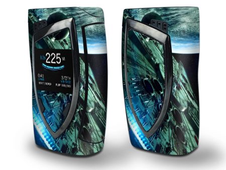 Skin Decal Vinyl Wrap for Smok Devilkin Kit 225w Vape (includes TFV12 Prince Tank Skins) skins cover  Spaceship Online Sale